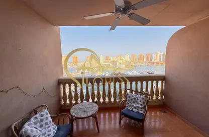 Apartment - 2 Bedrooms - 3 Bathrooms for rent in East Porto Drive - Porto Arabia - The Pearl Island - Doha