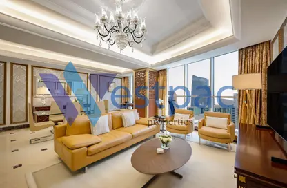 شقق فندقية - 2 غرف نوم - 3 حمامات للايجار في شارع الدبلوماسي - الخليج الغربي - الدوحة