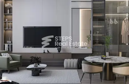 شقة - غرفة نوم - 2 حمامات للبيع في برج سيف لوسيل 1 - سيف لوسيل - مدينة اللسيل - الوسيل