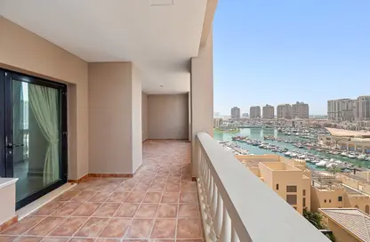 شقة - غرفة نوم - 2 حمامات للايجار في طريق بورتو الغربي - بورتو أرابيا - جزيرة اللؤلؤة - الدوحة
