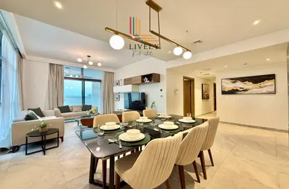 Apartment - 2 Bedrooms - 4 Bathrooms for rent in Lusail Residence - Marina District - Lusail