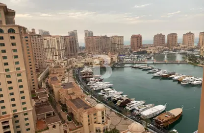Apartment - 2 Bedrooms - 3 Bathrooms for rent in Burj Eleganté - Porto Arabia - The Pearl Island - Doha
