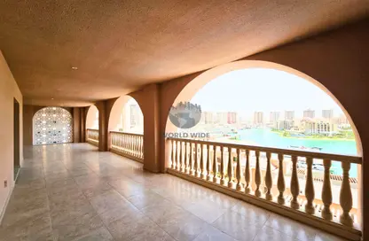 Terrace image for: Apartment - 2 Bedrooms - 3 Bathrooms for sale in Porto Arabia - The Pearl Island - Doha, Image 1