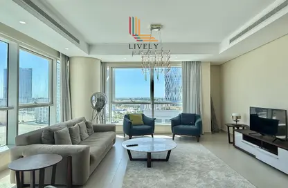 Apartment - 1 Bedroom - 2 Bathrooms for rent in Marina Tower 23 - Marina District - Lusail