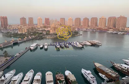 Apartment - 1 Bedroom - 3 Bathrooms for rent in East Porto Drive - Porto Arabia - The Pearl Island - Doha