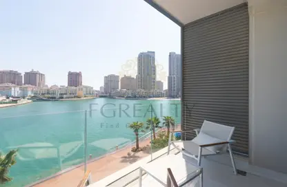 شقة - غرفة نوم - 2 حمامات للبيع في كريستال ريزيدنس - جزيرة جيوان - جزيرة اللؤلؤة - الدوحة