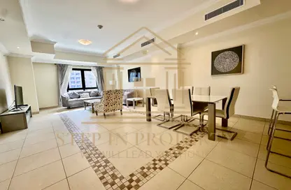 Apartment - 1 Bedroom - 2 Bathrooms for rent in East Porto Drive - Porto Arabia - The Pearl Island - Doha