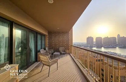 Apartment - 3 Bedrooms - 4 Bathrooms for rent in West Porto Drive - Porto Arabia - The Pearl Island - Doha