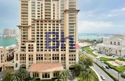 Apartment - 1 Bedroom - 2 Bathrooms for sale in West Porto Drive - Porto Arabia - The Pearl Island - Doha Apartment - 1 Bedroom - 2 Bathrooms for sale in West Porto Drive - Porto Arabia - The Pearl Island - Doha