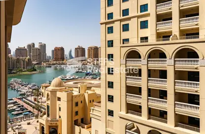 Apartment - 1 Bedroom - 2 Bathrooms for sale in East Porto Drive - Porto Arabia - The Pearl Island - Doha