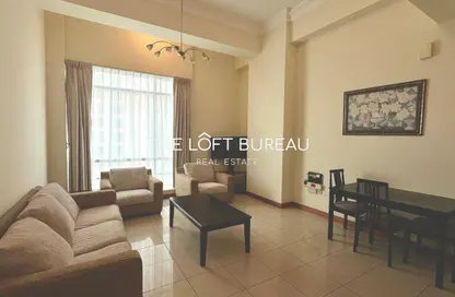 Apartment - 1 Bedroom - 2 Bathrooms for rent in Zubara Tower - West Bay - West Bay - Doha