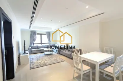 Apartment - 1 Bedroom - 2 Bathrooms for rent in East Porto Drive - Porto Arabia - The Pearl Island - Doha