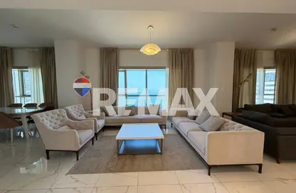 شقة - 3 غرف نوم - 4 حمامات للايجار في برج وست باي - الخليج الجنوبي - الخليج الغربي - الدوحة