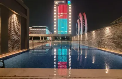 Apartment - 2 Bedrooms - 3 Bathrooms for rent in Marina Tower 23 - Marina District - Lusail