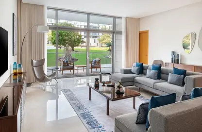 Living Room image for: Apartment - 3 Bedrooms - 4 Bathrooms for rent in Banyan Tree Doha - Musheireb - Doha, Image 1