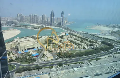 شقة - 2 غرف نوم - 3 حمامات للايجار في برج زجزاج  ب - أبراج زجزاج - الخليج الغربي - الدوحة