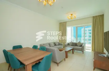 شقة - 3 غرف نوم - 4 حمامات للايجار في لوسيل ريسيدينس - منطقة المارينا - الوسيل