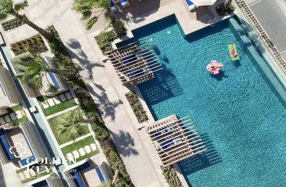 شقة - 2 غرف نوم - 3 حمامات للايجار في ابراج باي - منطقة الأبراج - جزيرة اللؤلؤة - الدوحة