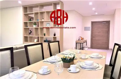 Dining Room image for: Apartment - 1 Bedroom - 2 Bathrooms for rent in Residential D5 - Fox Hills South - Fox Hills - Lusail, Image 1