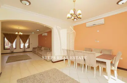 Dining Room image for: Apartment - 3 Bedrooms - 3 Bathrooms for rent in Al Thumama - Al Thumama - Doha, Image 1