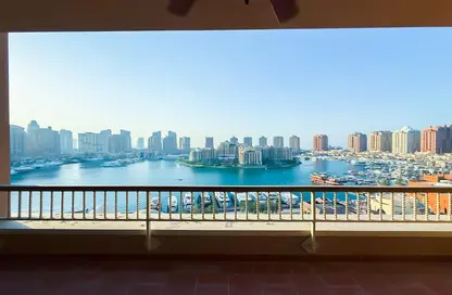 Apartment - 2 Bedrooms - 3 Bathrooms for rent in Burj Eleganté - Porto Arabia - The Pearl Island - Doha