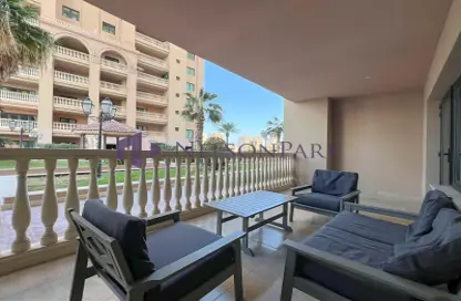 Balcony image for: Apartment - 1 Bedroom - 2 Bathrooms for sale in Porto Arabia - The Pearl Island - Doha, Image 1