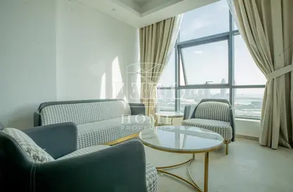 Living Room image for: Apartment - 2 Bedrooms - 2 Bathrooms for sale in Lusail City - Lusail, Image 1