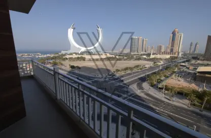 Apartment - 2 Bedrooms - 2 Bathrooms for rent in Marina Residences 195 - Marina District - Lusail