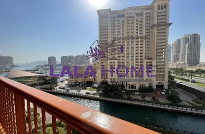 Apartment - 1 Bedroom - 2 Bathrooms for rent in West Porto Drive - Porto Arabia - The Pearl Island - Doha Apartment - 1 Bedroom - 2 Bathrooms for rent in West Porto Drive - Porto Arabia - The Pearl Island - Doha