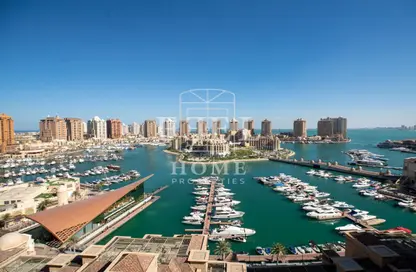 Water View image for: Apartment - 3 Bedrooms - 4 Bathrooms for sale in Sabban Towers - Porto Arabia - The Pearl Island - Doha, Image 1