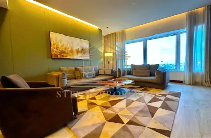 شقة - 2 غرف نوم - 4 حمامات للايجار في برج ريجنسي ريزيدينس - برج ريجنسي ريزيدينس - الخليج الغربي - الدوحة