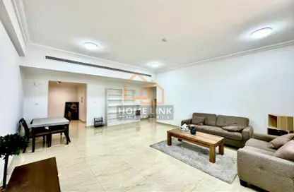 Living Room image for: Apartment - 1 Bedroom - 2 Bathrooms for rent in Regency Residence Fox Hills 1 - Lusail, Image 1
