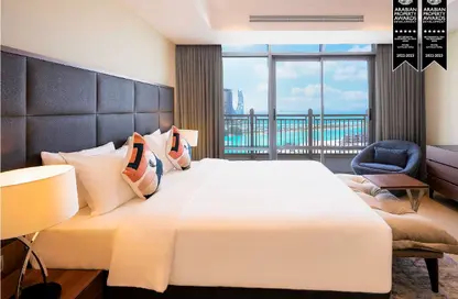 Apartment - 2 Bedrooms - 3 Bathrooms for rent in Abraj Bay - Abraj Quartiers - The Pearl Island - Doha