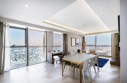 Dining Room image for: Apartment - 2 Bedrooms - 2 Bathrooms for rent in West Bay Tower - West Bay - West Bay - Doha, Image 1