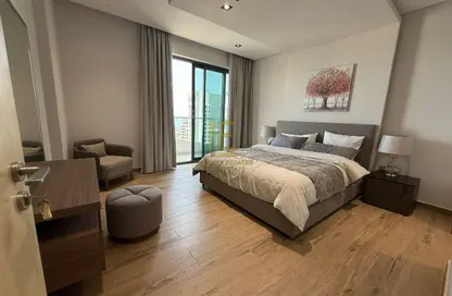 شقة - غرفة نوم - 2 حمامات للايجار في منطقة المارينا - الوسيل