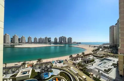 Apartment - 1 Bedroom - 2 Bathrooms for rent in Tower 6 - Viva Bahriyah - The Pearl Island - Doha