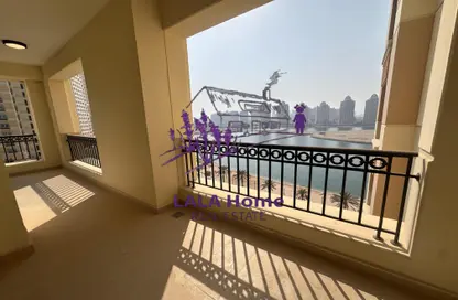 Apartment - 1 Bedroom - 2 Bathrooms for rent in Viva West - Viva Bahriyah - The Pearl Island - Doha
