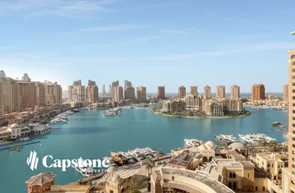 Apartment - 1 Bedroom - 2 Bathrooms for rent in Tower 31 - Porto Arabia - The Pearl Island - Doha