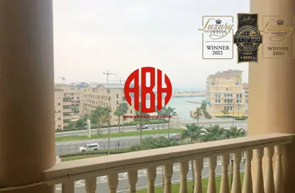 Apartment - 1 Bedroom - 2 Bathrooms for rent in West Porto Drive - Porto Arabia - The Pearl Island - Doha