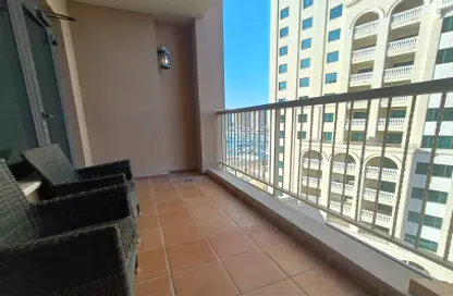 Apartment - 1 Bedroom - 2 Bathrooms for rent in The Pearl Island - Doha