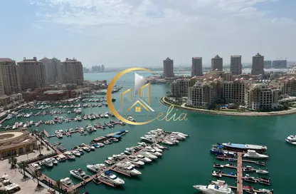 Apartment - Studio - 1 Bathroom for rent in Tower 20 - Porto Arabia - The Pearl Island - Doha