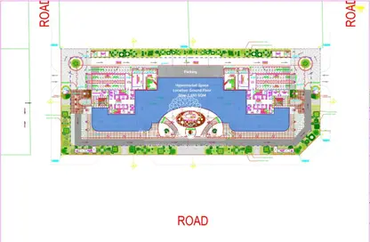 Shop - Studio - 5 Bathrooms for rent in Lusail Residence - Marina District - Lusail