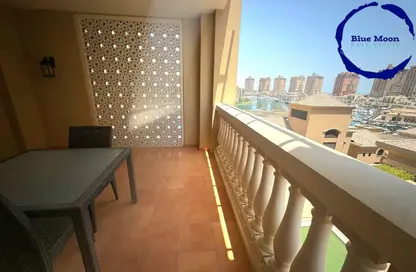 شقة - 1 حمام للايجار في طريق بورتو الغربي - بورتو أرابيا - جزيرة اللؤلؤة - الدوحة