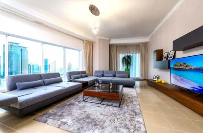 Apartment - 2 Bedrooms - 3 Bathrooms for rent in West Bay Tower - West Bay - West Bay - Doha