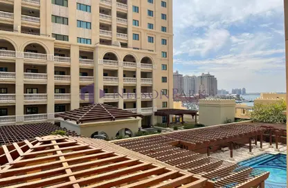 Apartment - Studio - 1 Bathroom for rent in Tower 19 - Porto Arabia - The Pearl Island - Doha