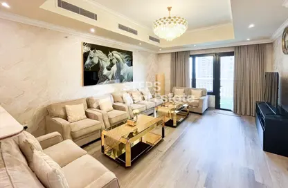 Apartment - 1 Bedroom - 2 Bathrooms for rent in East Porto Drive - Porto Arabia - The Pearl Island - Doha