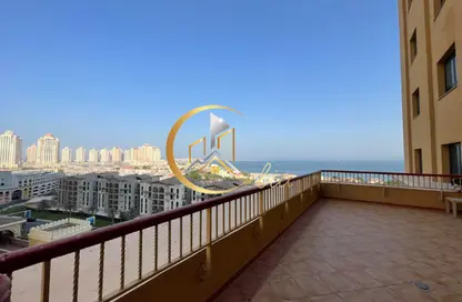 شقة - غرفة نوم - 2 حمامات للايجار في طريق بورتو الشرقي - بورتو أرابيا - جزيرة اللؤلؤة - الدوحة