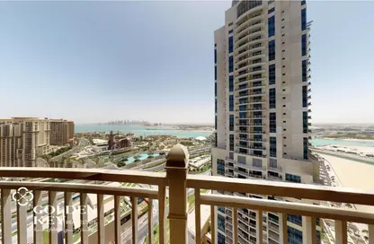Apartment - 1 Bedroom - 2 Bathrooms for rent in Abraj Bay - Abraj Quartiers - The Pearl Island - Doha