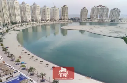 Apartment - 2 Bedrooms - 2 Bathrooms for rent in Viva West - Viva Bahriyah - The Pearl Island - Doha