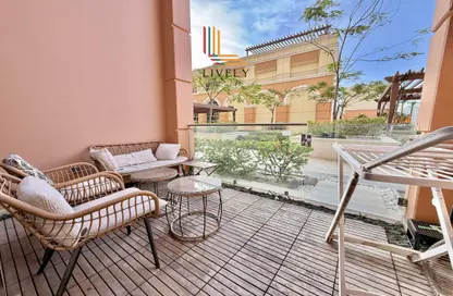 Duplex - 1 Bedroom - 2 Bathrooms for rent in Viva West - Viva Bahriyah - The Pearl Island - Doha